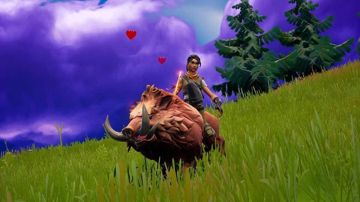 Jump onto the animal (Image via Epic Games)