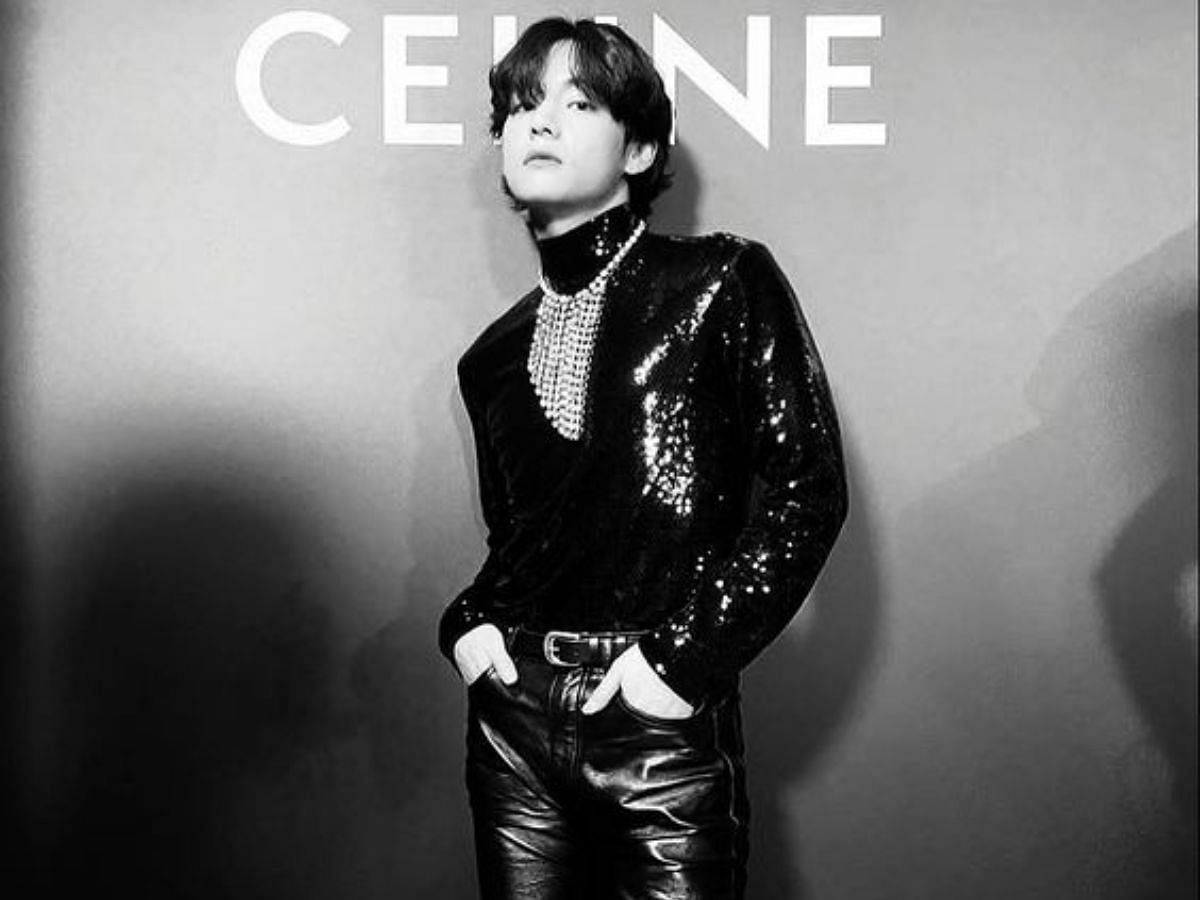 Taehyung inside photoshoot & fashion show for Celine. 