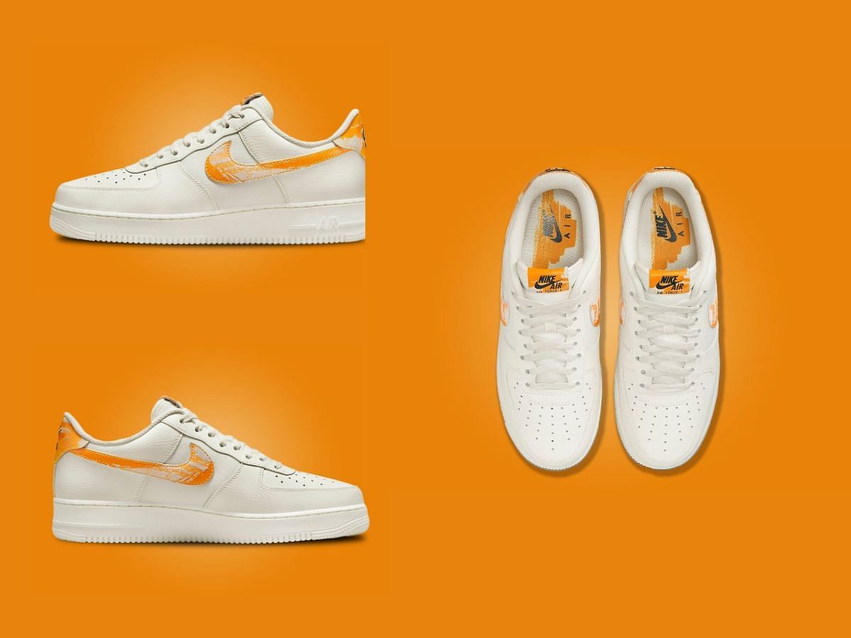 Here&rsquo;s a detailed look at the upcoming Nike Air Force 1 Low Wear and Tear sneaker (Image via Sportskeeda)