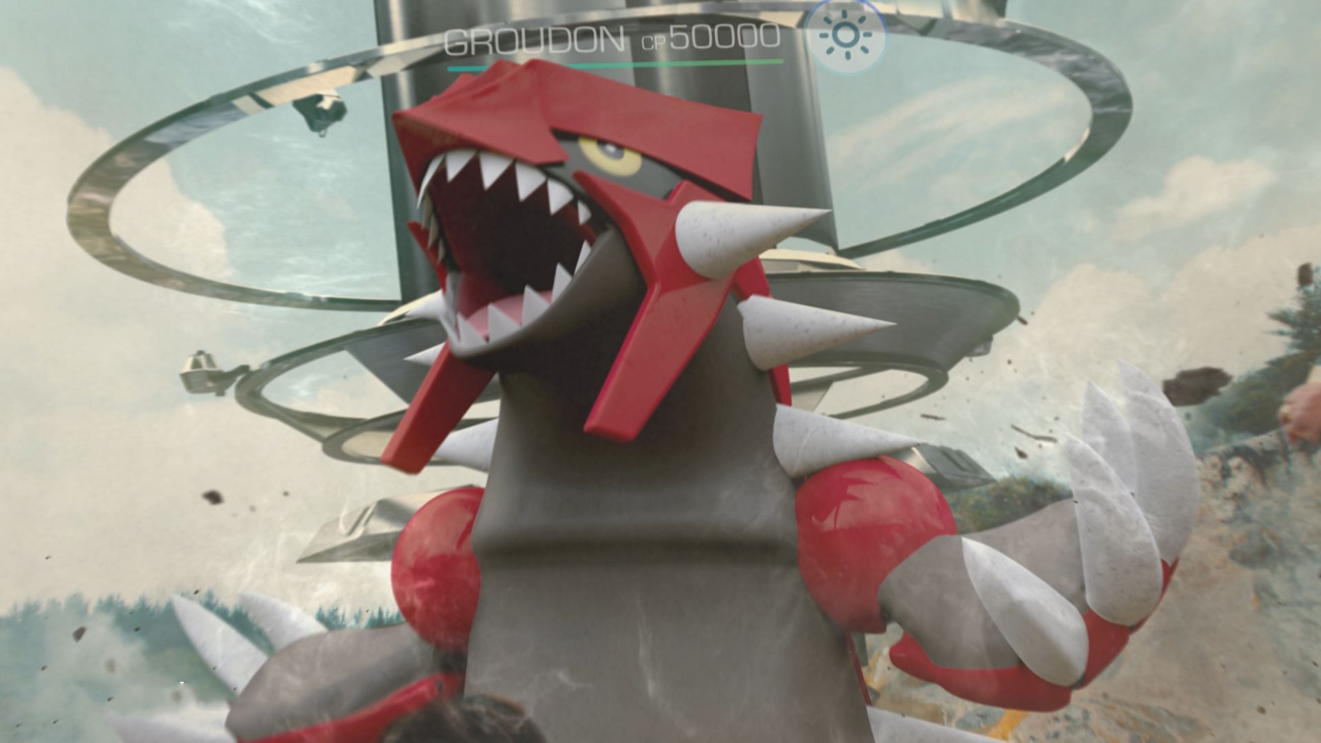 Groudon&#039;s reception of the move Precipice Blades has made it an even more effective PvP fighter (Image via Niantic)