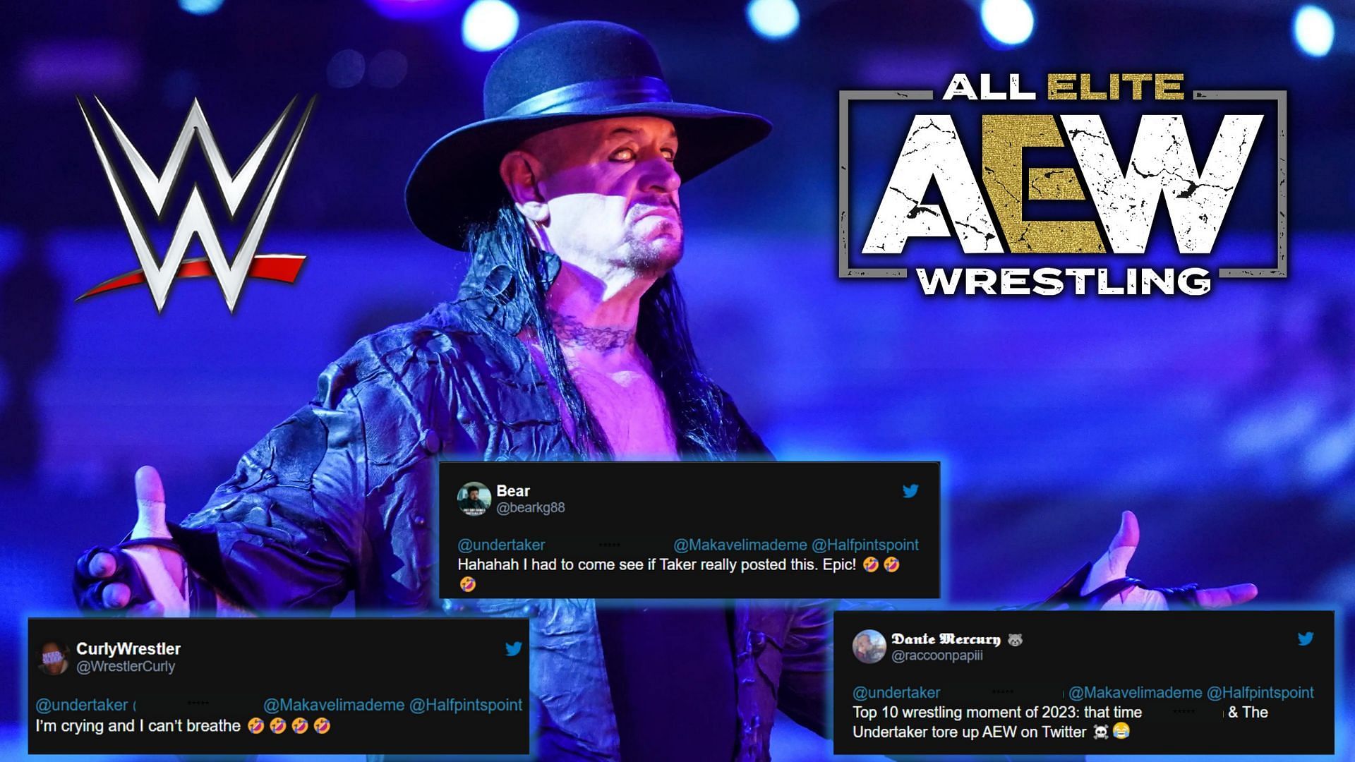 "Taker joins the party" - Twitter explodes after The Undertaker and WWE ...