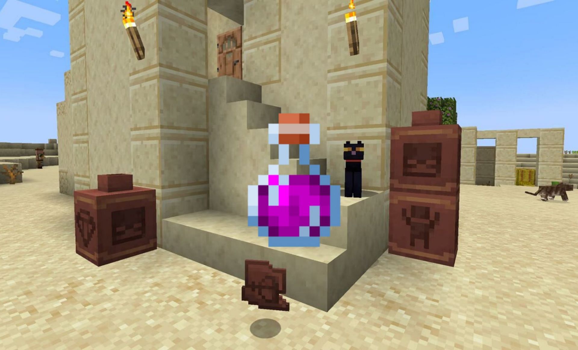 Potions got a redesign (Image via Minecraft Wiki)