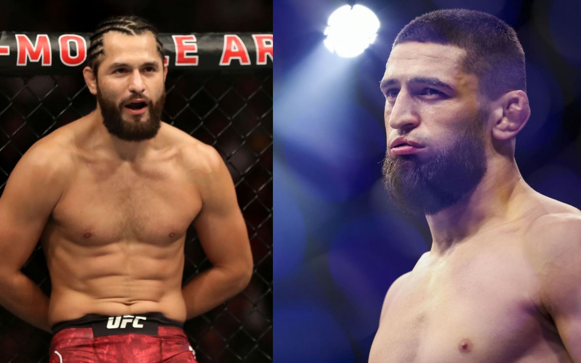 Jorge Masvidal (Left) Khamzat Chimaev (Right) 