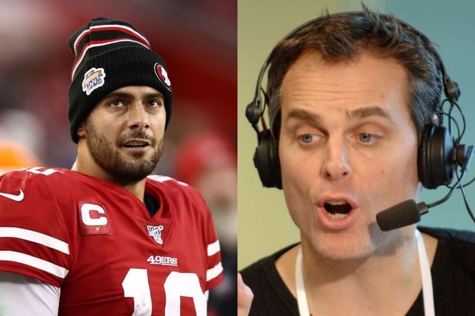 “Go draft a quarterback” - Raiders' Jimmy Garoppolo move fails to impress Colin Cowherd
