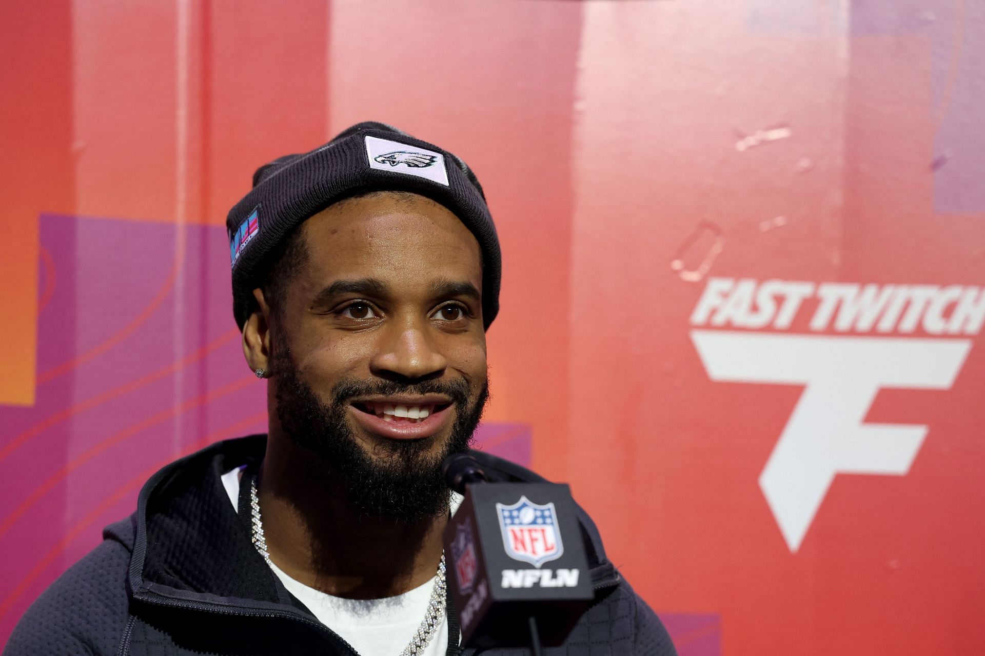 Darius Slay at the Super Bowl LVII Opening Night presented by Fast Twitch