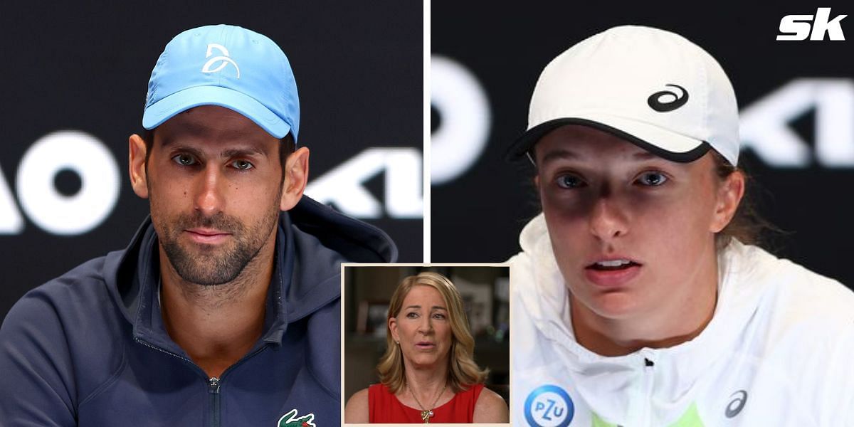 Chris Evert compares Iga Swiatek with Novak Djokovic