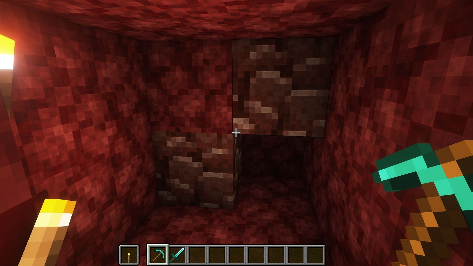 Ancient debris in the nether (Image via Mojang)