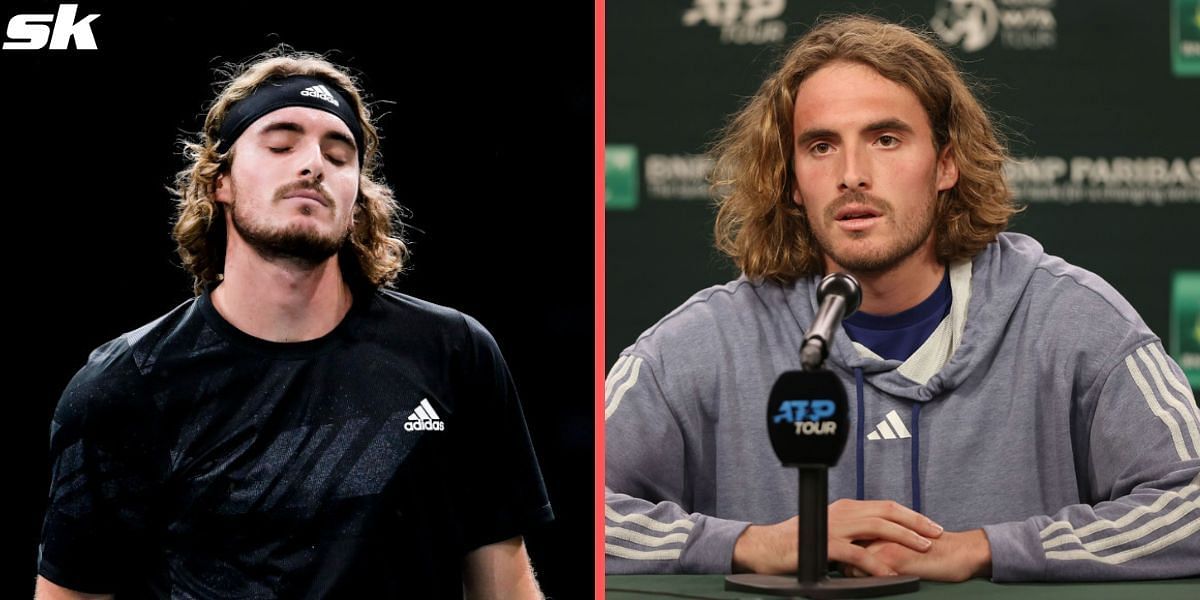 Stefanos Tsitsipas suffered a second-round exit at the Indian Wells Masters