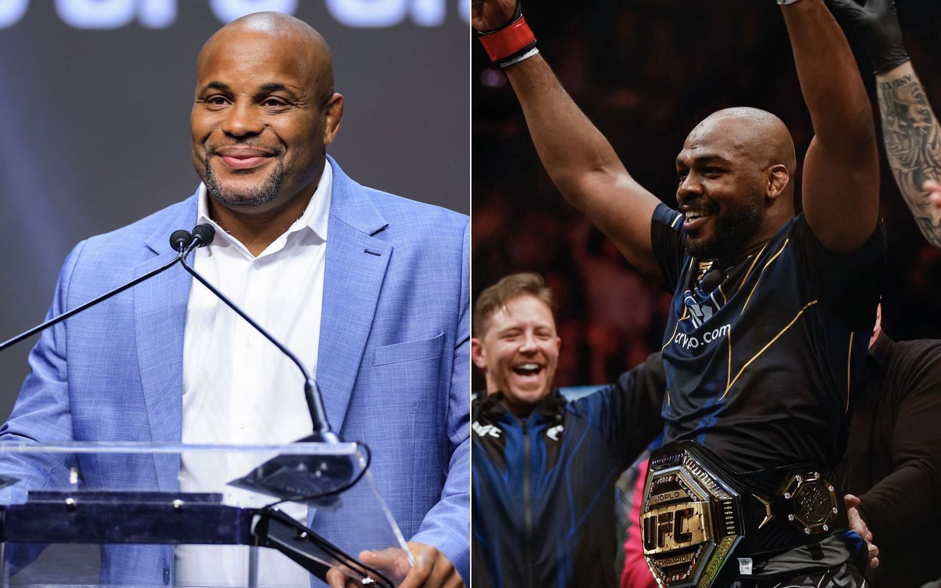 Daniel Cormier (Left), and Jon Jones (Right)