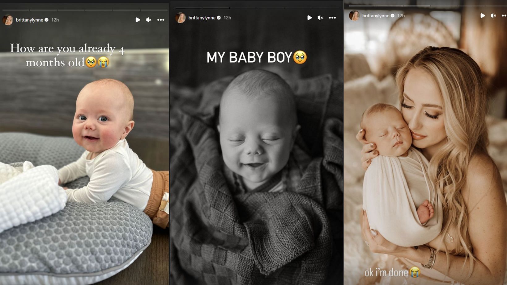 Brittany Mahomes shared lovely pics of her son on Instagram