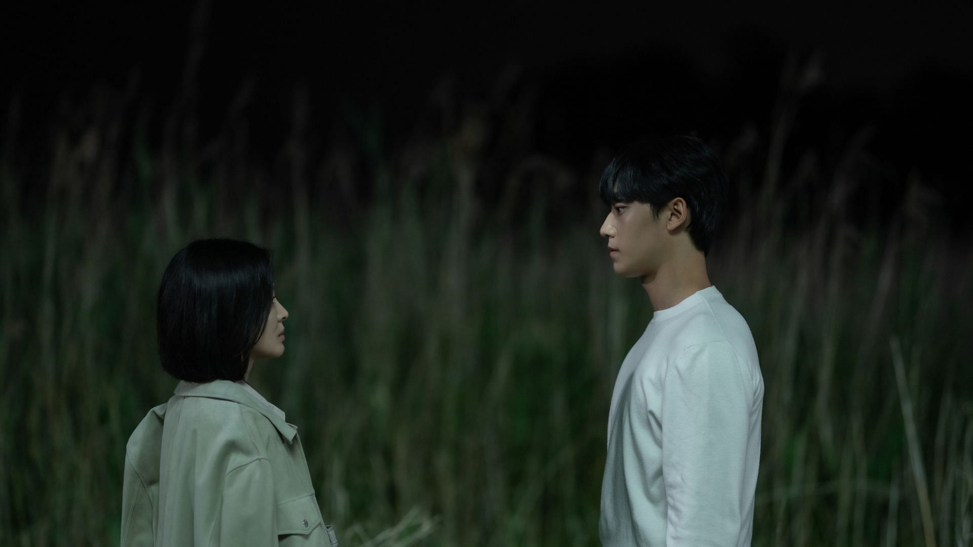 A still of Song Hye-kyo and Lee Do-hyun in The Glory Part 2 (Image via Netflix)