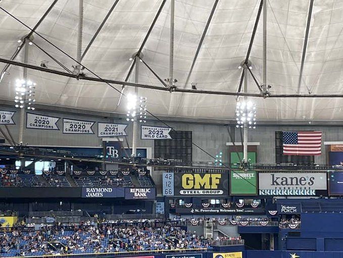 Tampa Bay Rays Mocked For Hanging Up Wild Card Banner