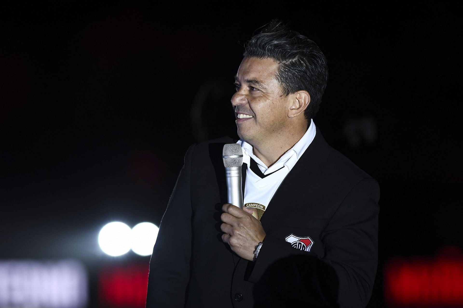 Marcelo Gallardo has admirers at the Santiago Bernabeu.