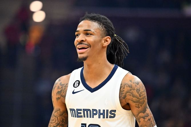 Watch: Ja Morant gets rousing reception as he makes first appearance at FedExForum since his suspension