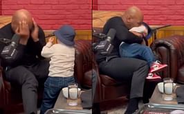 WATCH: Internet sensation Hasbulla swings at Mike Tyson, 'Iron' pretends to bite his ear