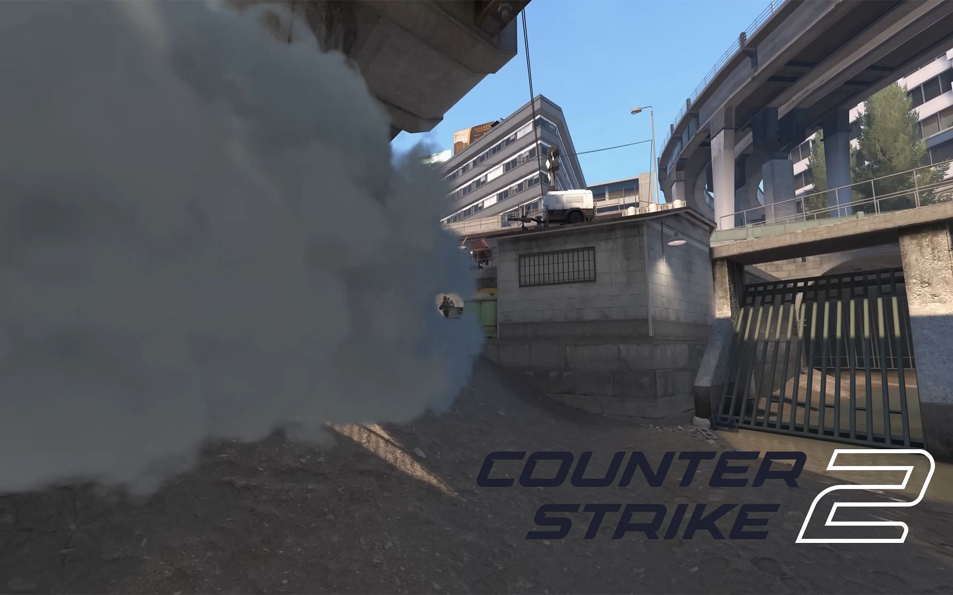 Using smokes and HE grenades to trick enemies in Counter-Strike 2 (Image via Valve)