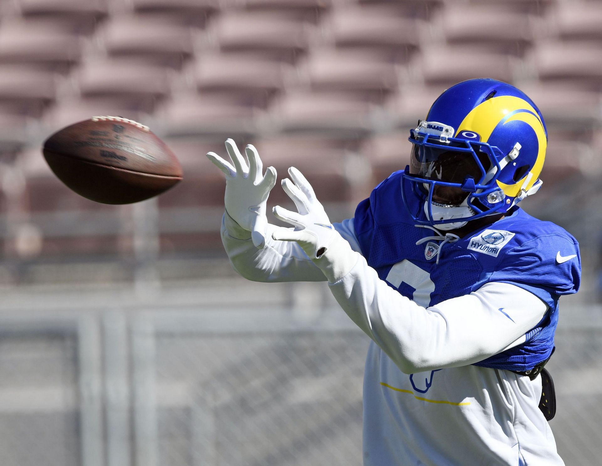 Odell Beckham Super Bowl LVI - Los Angeles Rams Practice