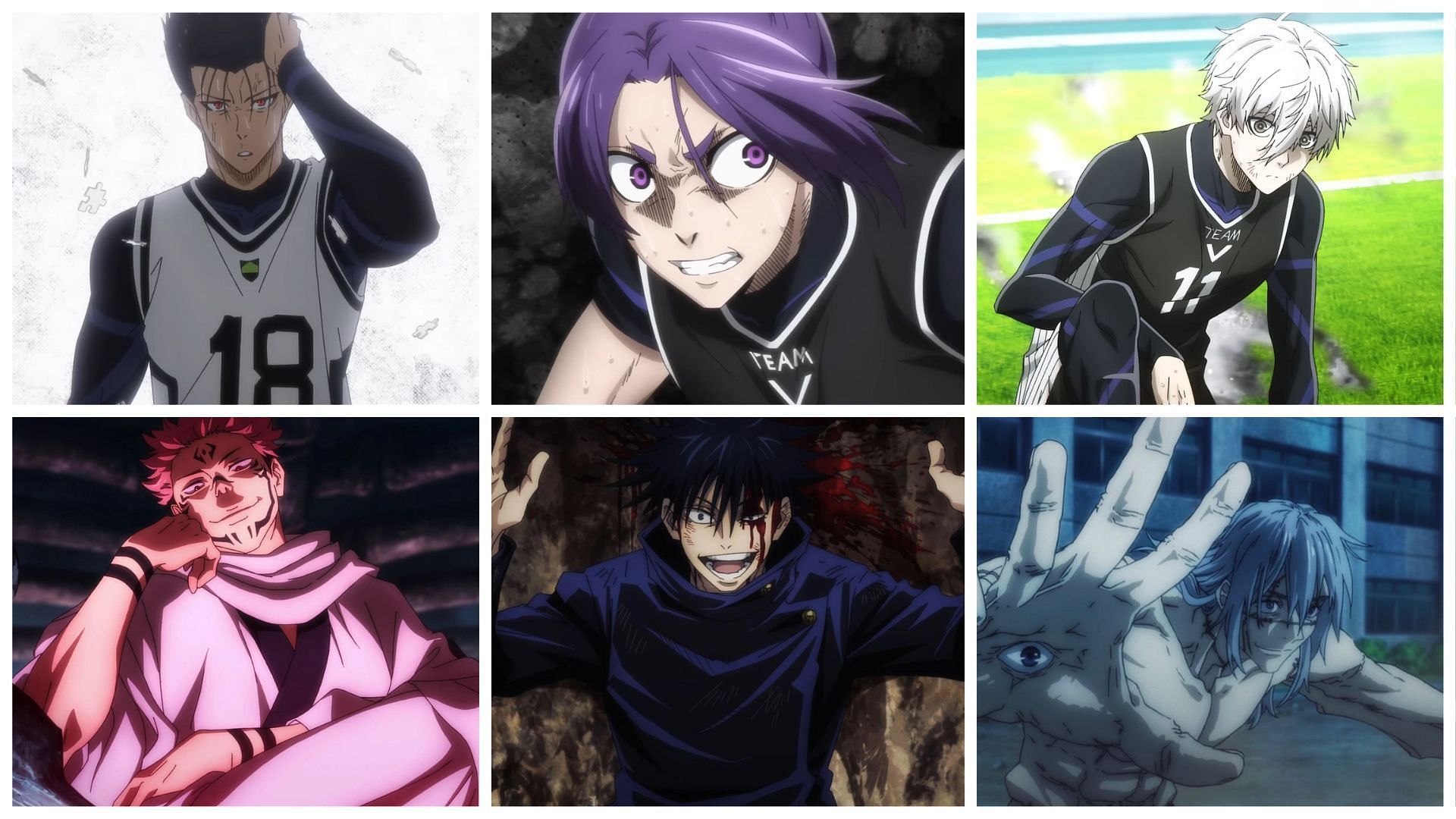 Pairs of Blue Lock and Jujutsu Kaisen characters who have the same voice