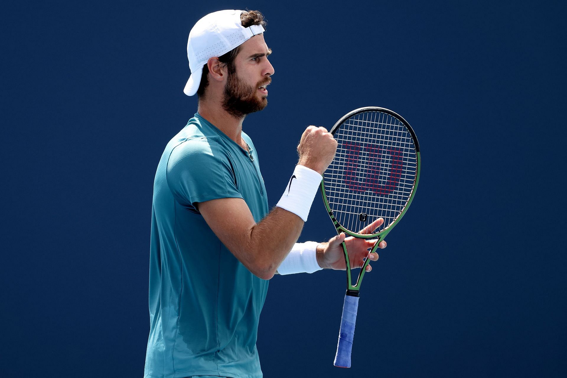 Khachanov is into the last four in Miami.