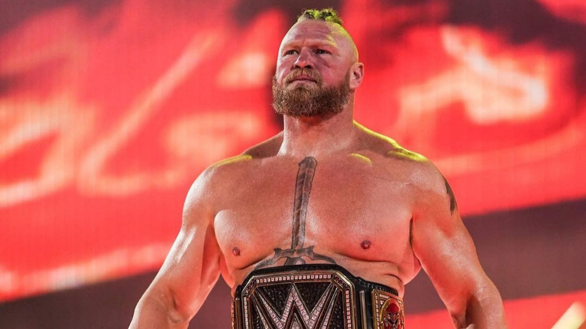Will Brock Lesnar pass the torch to this AEW star?