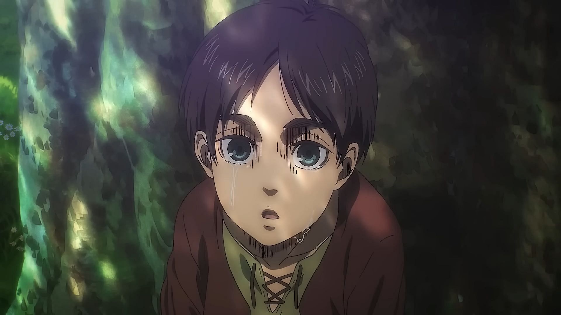 Eren as seen in the anime (Image via MAPPA)