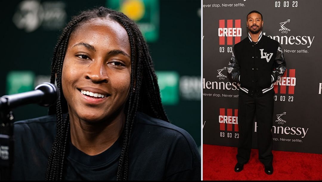 Coco Gauff expresses her admiration for Michael B. Jordan 