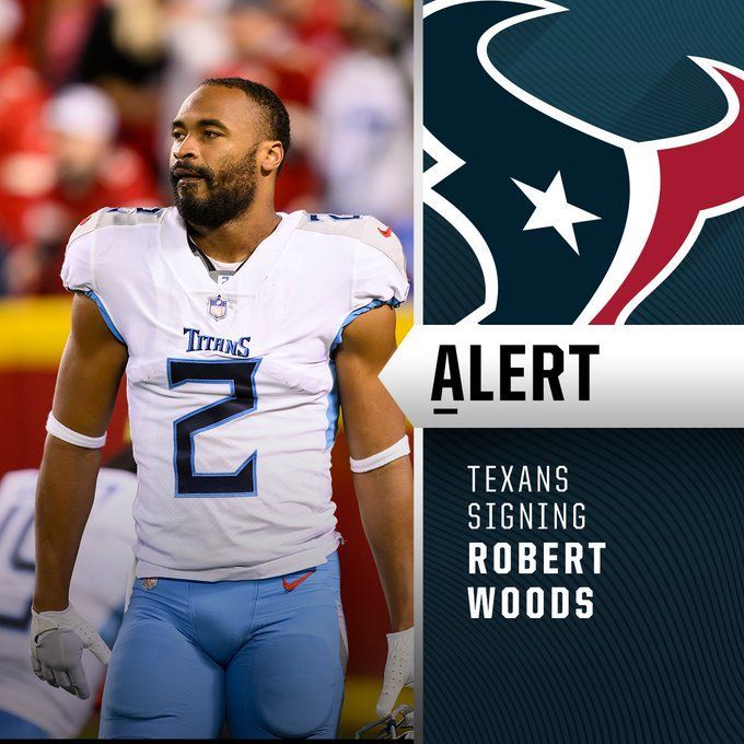 Texans signing WR Robert Woods to two-year, $15.25 million contract