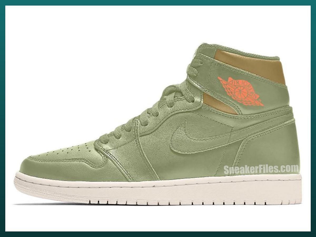 Air Jordan 1 High Craft Celadon sneakers (Image via Sneaker Files)