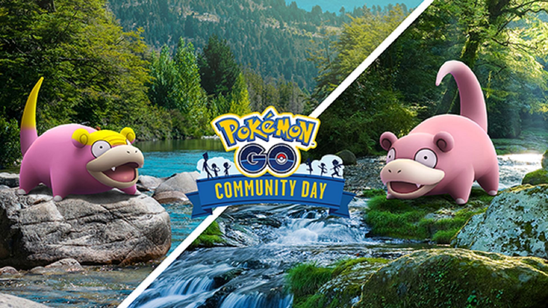 Slowpoke's two main regional forms are in the limelight for March 18's Community Day (Image via Niantic)