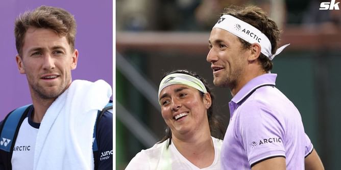 Casper Ruud jokingly credits last year's Grand Slam final losses for his strong bond with Ons Jabeur