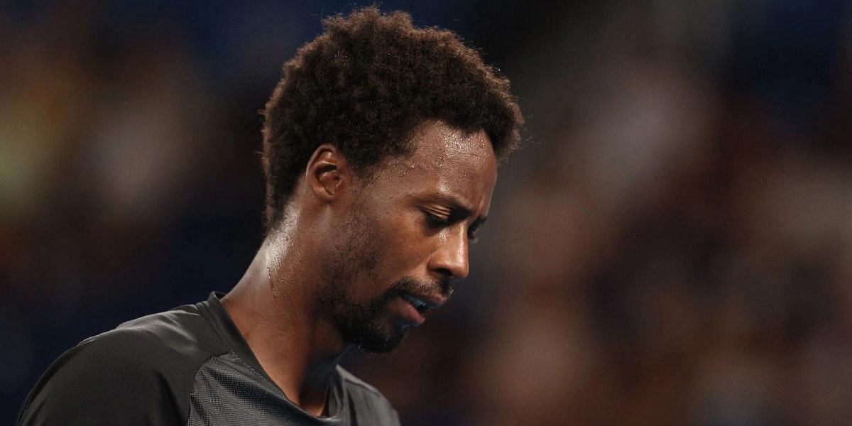 Gael Monfils retired from his 1R match against Ugo Humbert at Miami Open