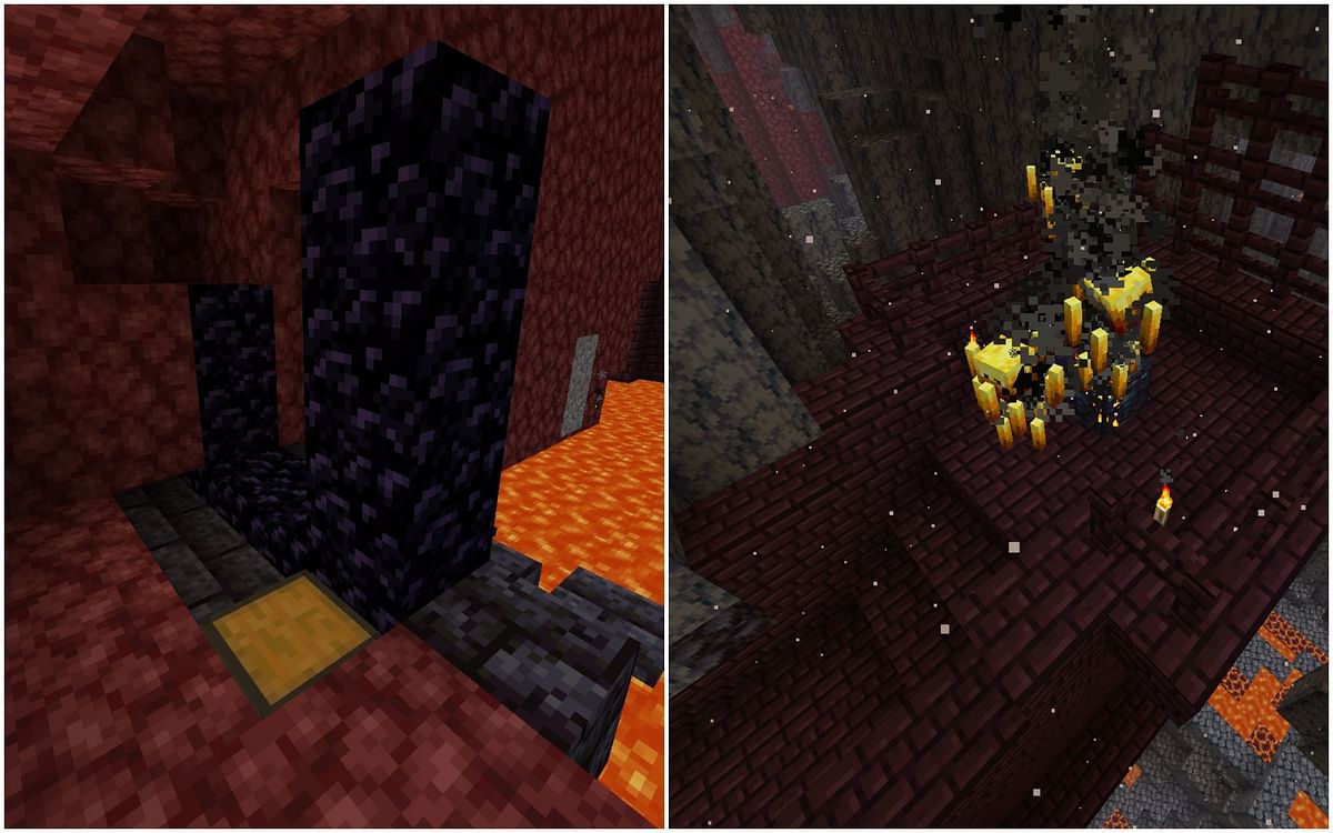 How to leave Nether when portal breaks in Minecraft