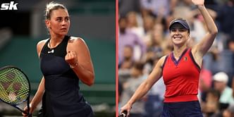 Ukraine's Elina Svitolina congratulates countrywoman Marta Kostyuk for winning maiden WTA singles title at ATX Open 2023