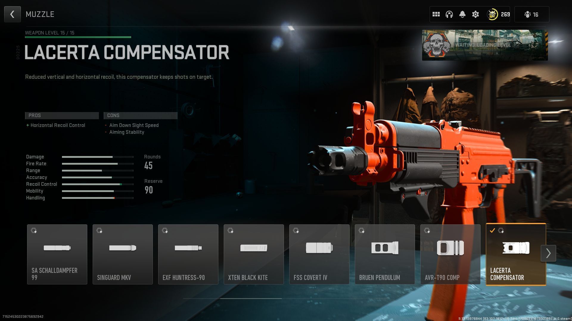 Lacerta Compensator (Image via Activision)