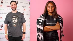 Serena Williams' husband Alexis Ohanian cheers on their co-owned Angel City FC, congratulates Alyssa Thompson on her 'first of many goals'