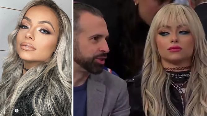 "It was so weird" - WWE star Liv Morgan reacts to viral video of her ignoring man at New York Knicks game