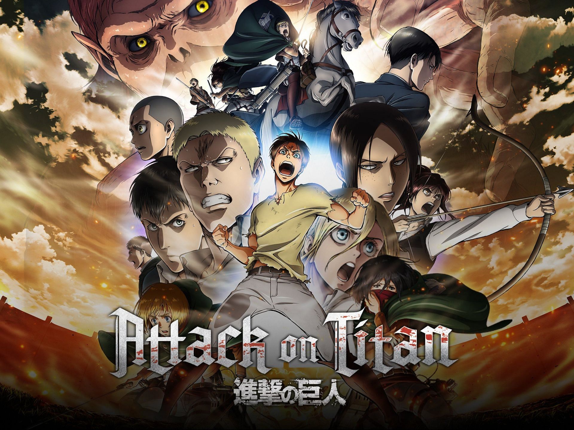 Attack on Titan Season 2 poster (Image via Wit Studio)