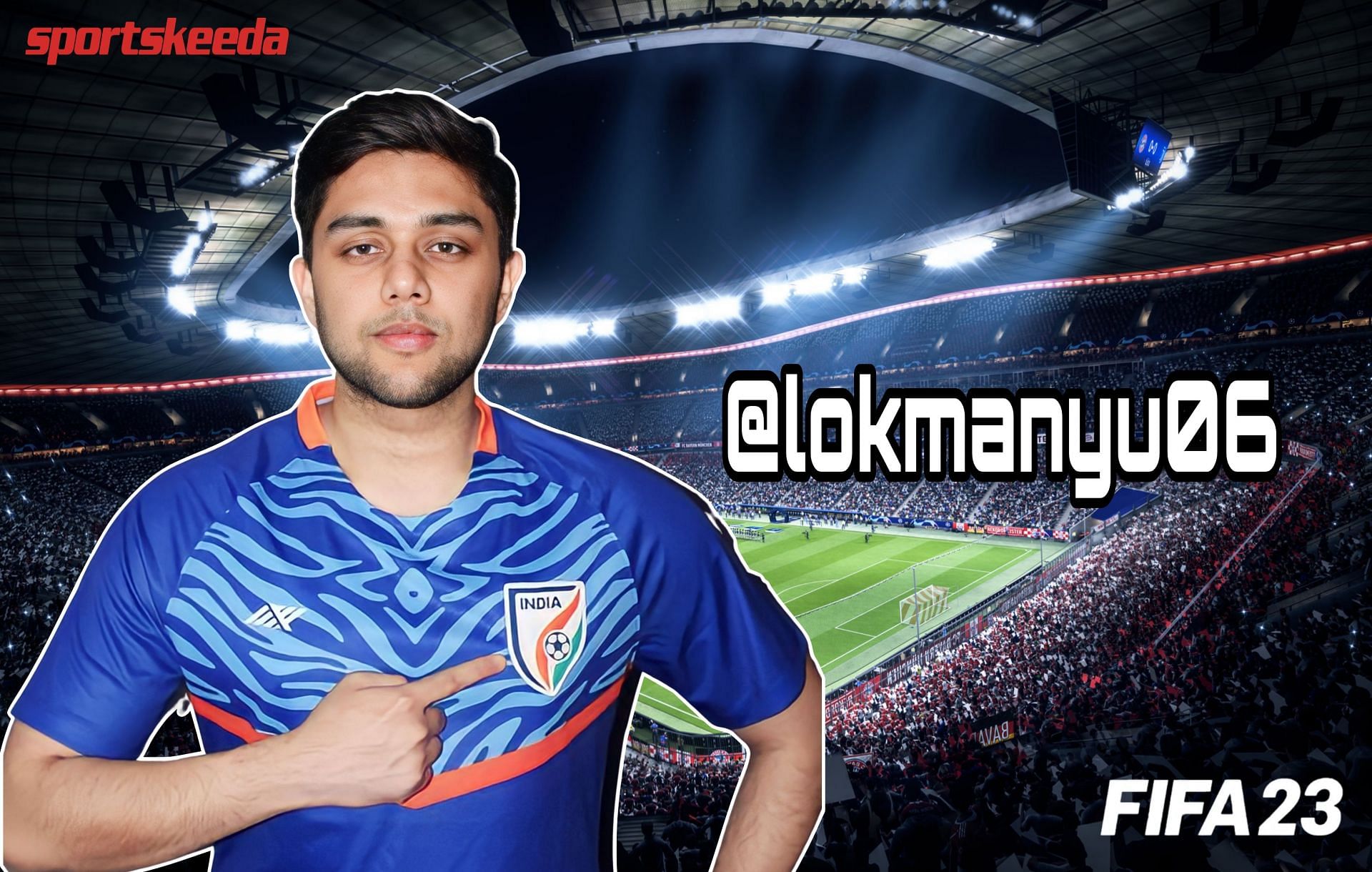 Lokmanyu Chaturvedi is a prominent figure in the Indian FIFA community (Image via Sportskeeda)