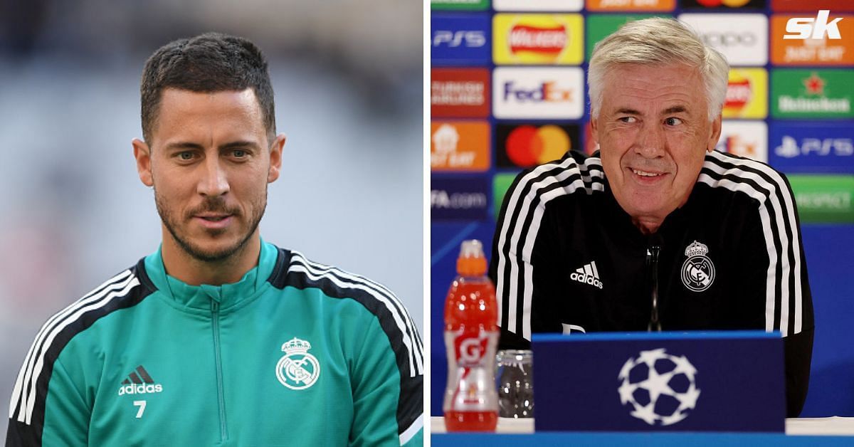 Carlo Ancelotti and Eden Hazard are not on talking terms at Real Madrid.