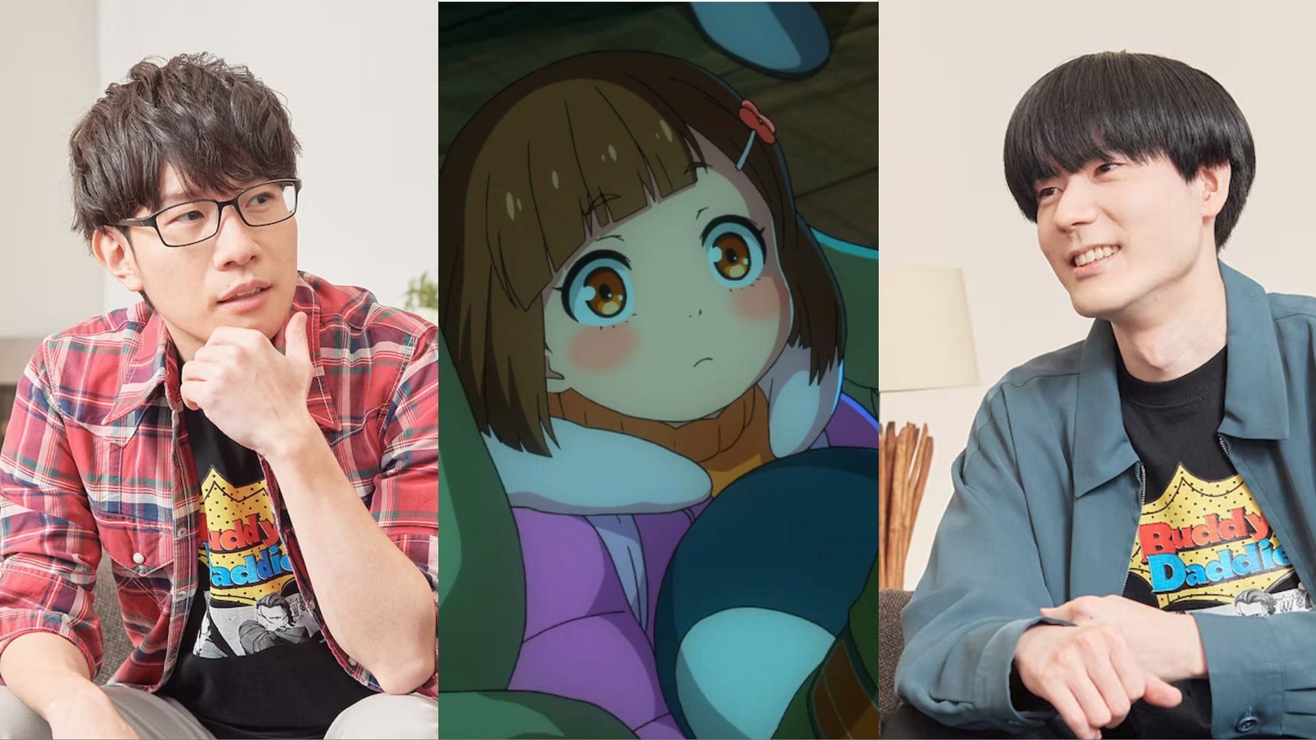 Koki Uchiyama (left), Miri (middle), Toshiyuki Toyonaga (right) (Image via Comic Natalie/P.A. Works)
