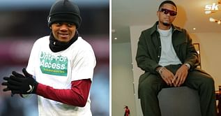 Aston Villa star Leon Bailey appears to inhale laughing gas as he uploads video of partying till 7 AM