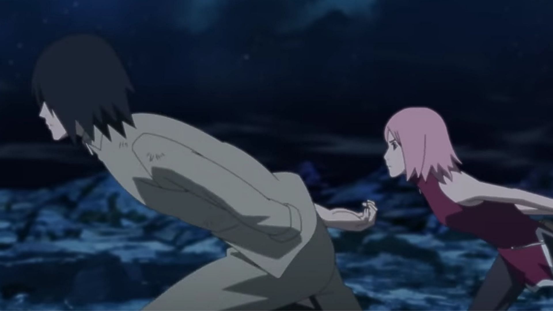 Sasuke and Sakura (Image via Pierrot)