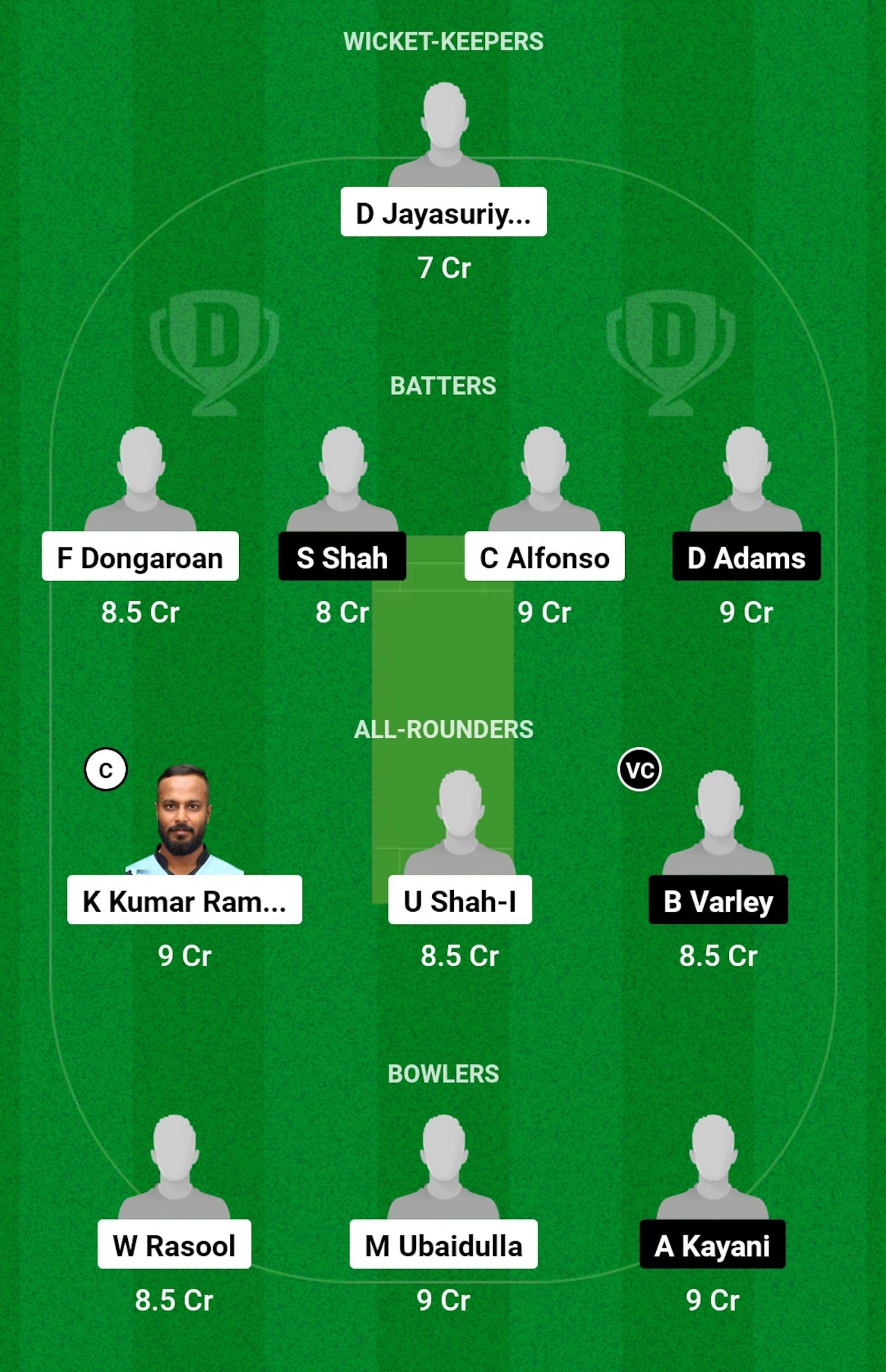 FES vs DUW Dream11 Prediction, Match 2, Head-to-head