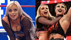 Liv Morgan reacts to Rhea Ripley's throwback photo with a two-word message