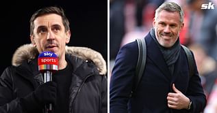 Gary Neville and Jamie Carragher continue sledging match on Twitter after Liverpool's 7-0 rout of Manchester United