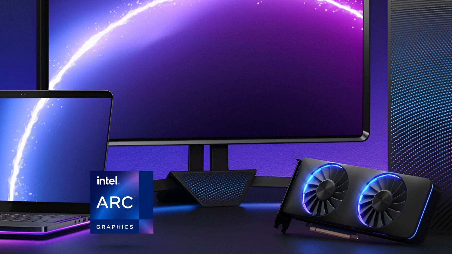 Intel ARC series GPUs are available for desktops and laptops (Image via Intel)