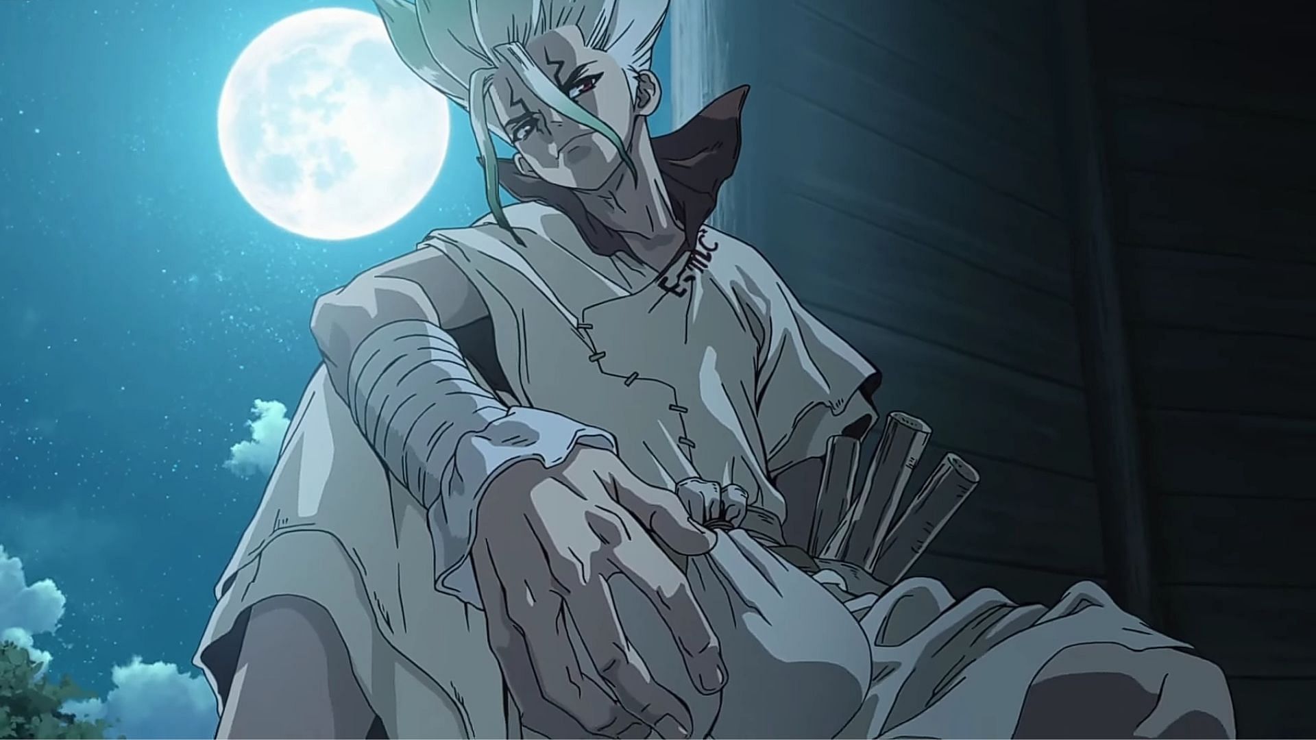 Senku, as seen in the trailer of upcoming anime sequel of Dr. Stone (Image via TMS Entertainment)