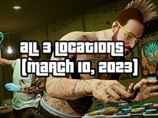 GTA Online Street Dealers' locations for today (March 10)