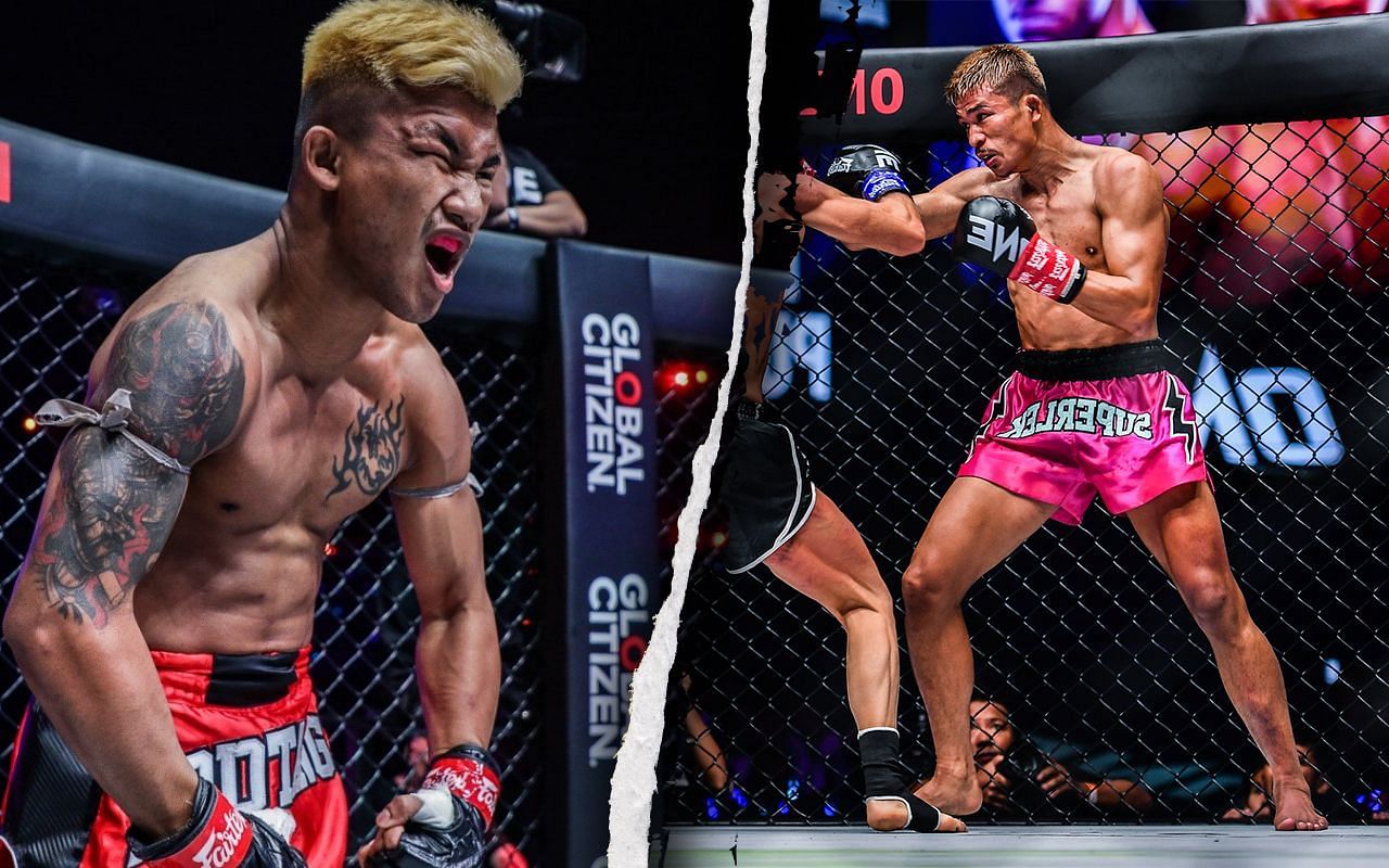 Rodtang (Left) faces Superlek (Right) at ONE Fight Night 8