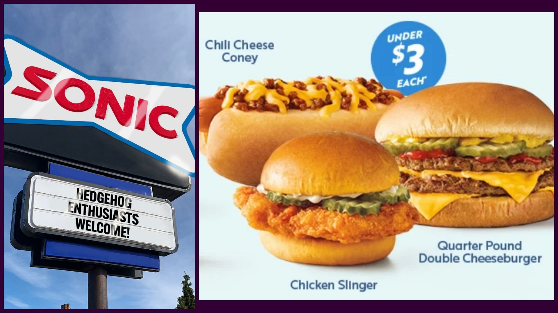 Sonic New Under $2 Craves Menu